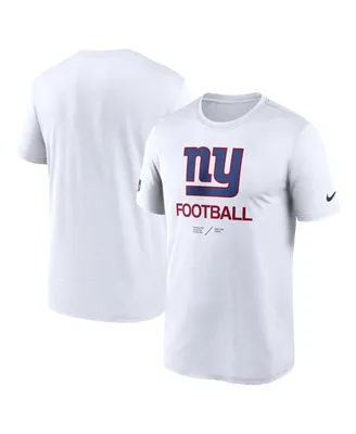Men's Nike White New York Giants Infographic Performance T-shirt