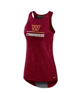 Women's Nike Burgundy Washington Commanders High Neck Performance Tank Top