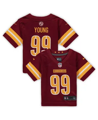 Infant Boys and Girls Nike Chase Young Burgundy Washington Commanders Game Jersey