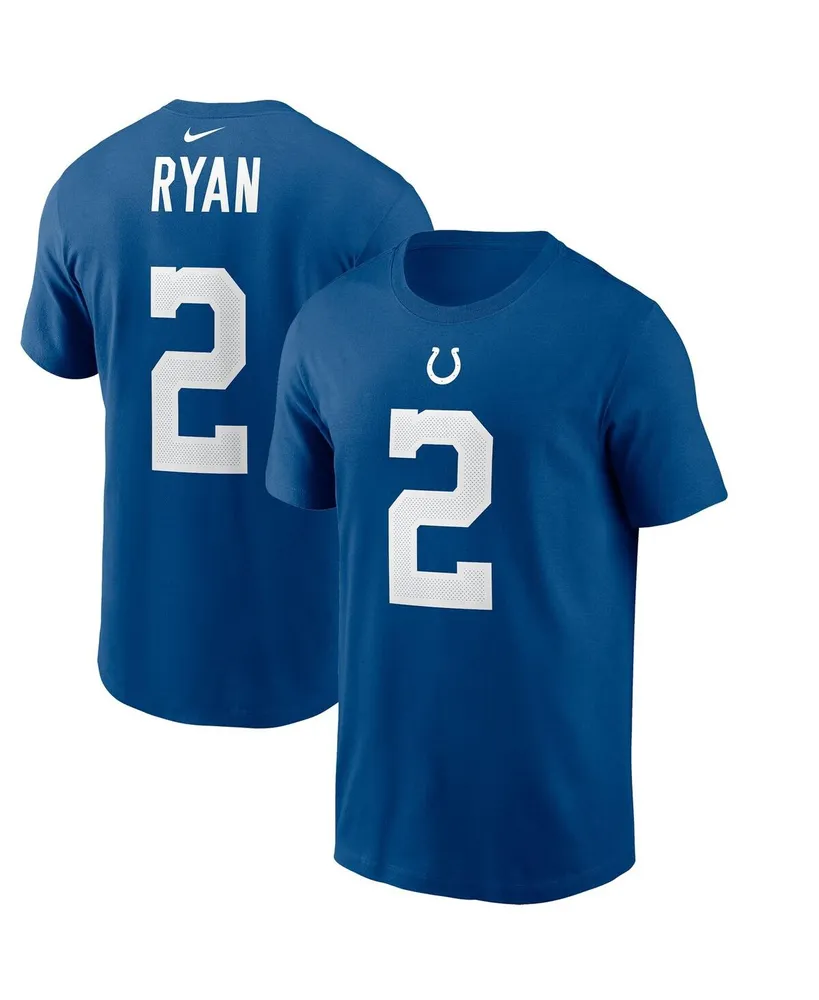 Men's Nike Matt Ryan Royal Indianapolis Colts Player Name & Number T-shirt