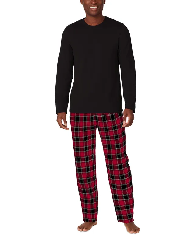 Cuddl Duds Women's Printed Notched-Collar Pajamas Set - Macy's