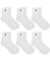 Polo Ralph Lauren Men's 6-Pk. Performance Sport Quarter Socks