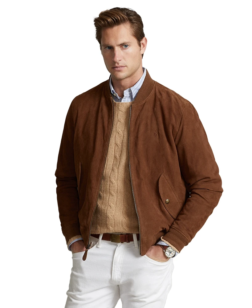 Polo Ralph Lauren Men's Suede Bomber Jacket