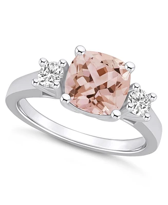 Macy's Morganite (2 ct. t.w.) and Diamond (1/3 Ring 14K Gold