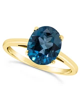 Macy's London Topaz (3-5/8 ct. t.w.) Ring 14K Gold