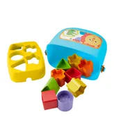 Fisher-Price Baby's First Blocks Shape Sorting Toy with Storage Bucket