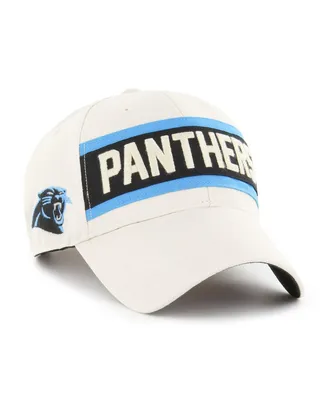 Men's '47 Cream Carolina Panthers Crossroad Mvp Adjustable Hat