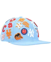 Men's Pro Standard Light Blue Mlb Pro League Wool Snapback Hat