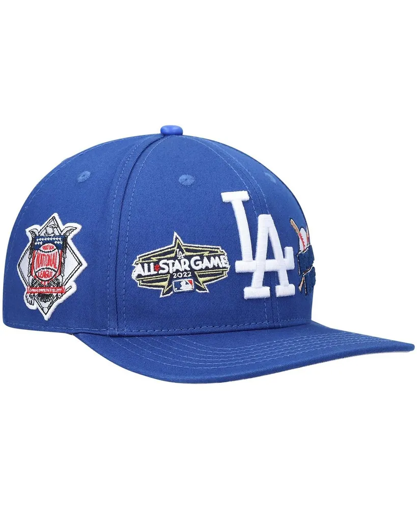 Men's Pro Standard Royal Los Angeles Dodgers All-Star Multi Hit Wool Snapback Hat