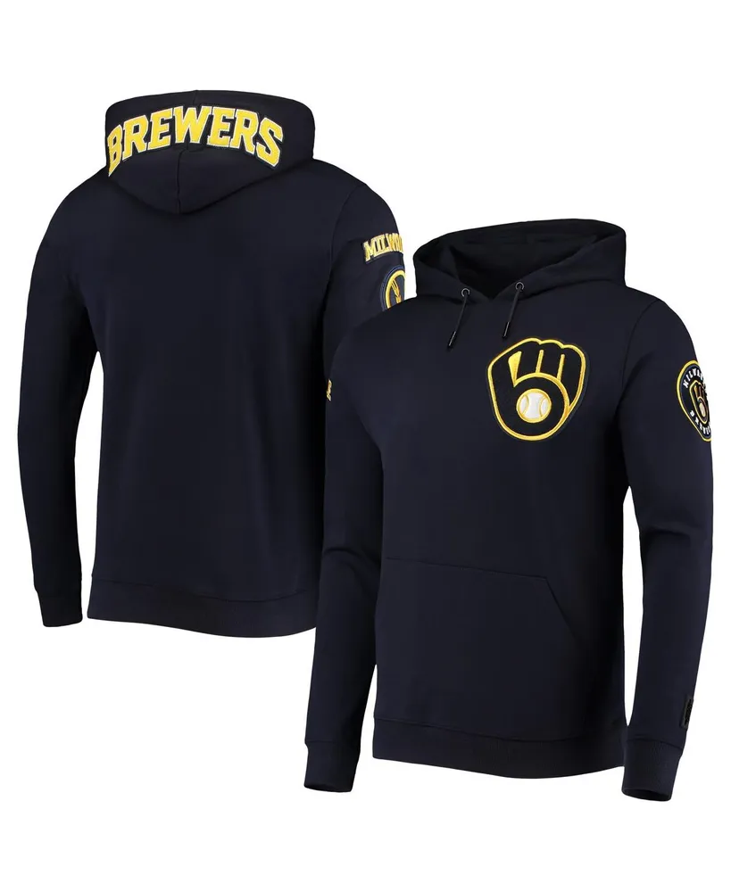 Men's Pro Standard Navy Milwaukee Brewers Team Logo Pullover Hoodie