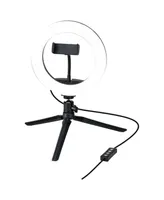 Gpx Vlogging Tripod with Light-emitting Diode Light Ring, 11.81" x 11.81"