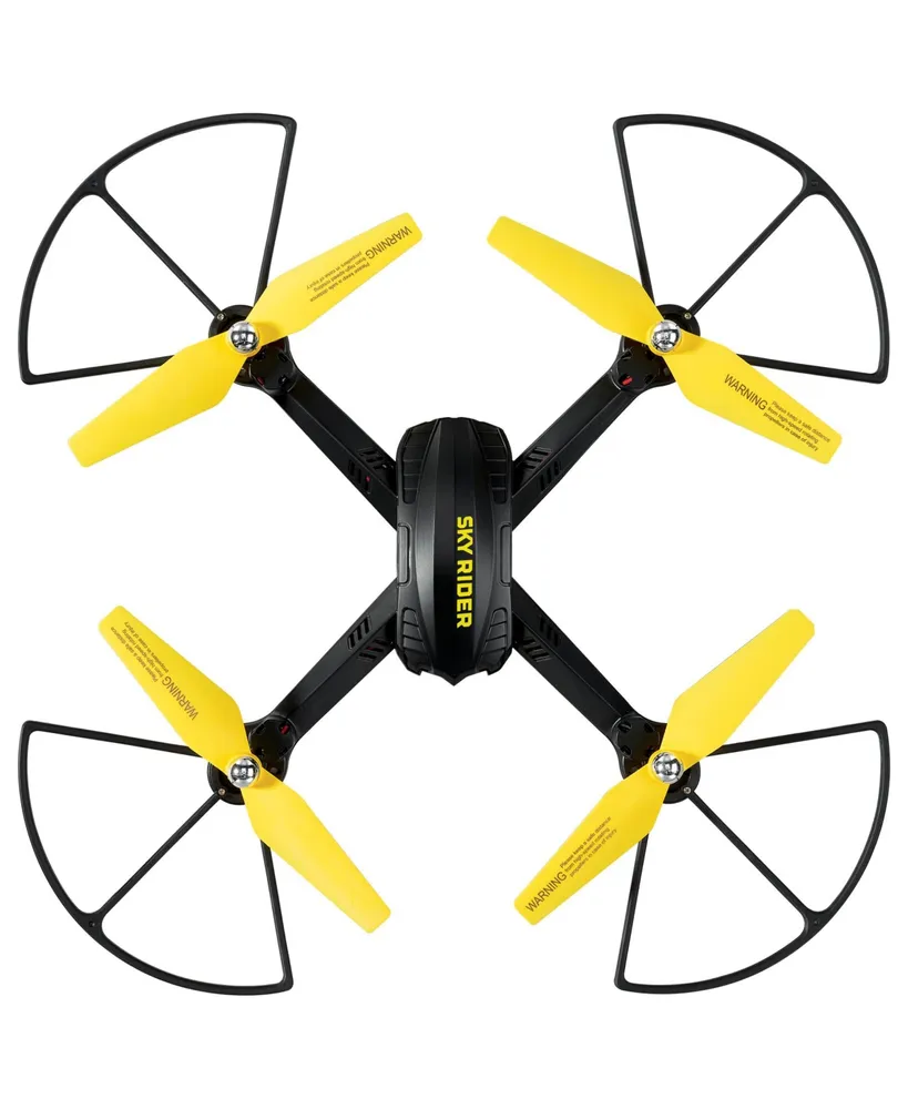 iLive Sky Rider X-11 Stratosphere Quad Copter Drone with Wi-fi Camera, 14.37" x 14.37"