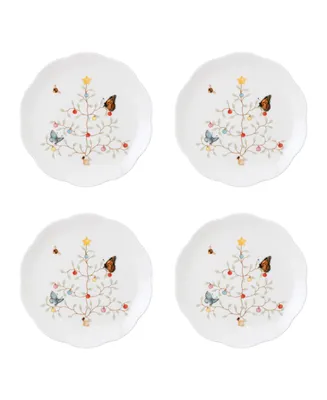 Lenox Butterfly Meadow Seasonal Dessert Plate Set, 4 Piece