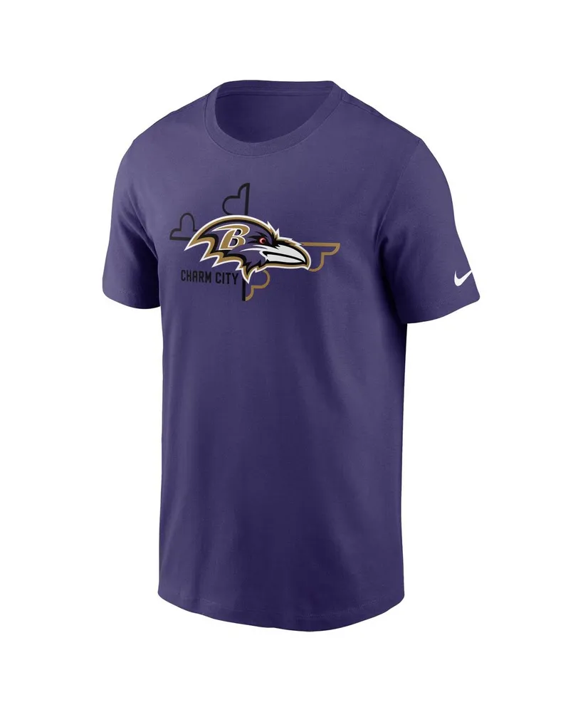 Men's Nike Purple Baltimore Ravens Essential Local Phrase T-shirt