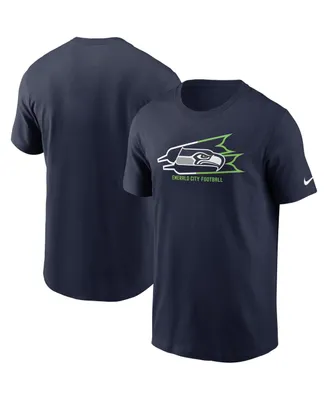 Men's Nike College Navy Seattle Seahawks Essential Local Phrase T-shirt