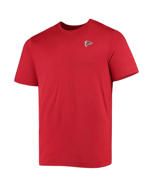 Nike Men's Red, Black Atlanta Falcons Fan Gear Colorblock Tri