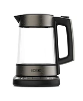 Solac Aroa Premium Cordless Glass Electric Brew Kettle with Adjustable Temperature