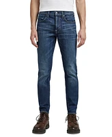 G-Star Raw Men's Skinny-Fit Whiskered Blue Jeans