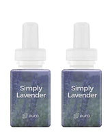 Pura Lavender Fields - Smart Home Air Diffuser Fragrance - Smart Home Scent Refill - Up to 120-Hours of Premium Fragrance per Refill