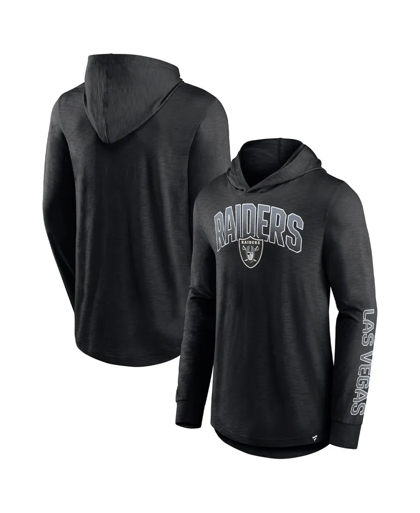 Men's Fanatics Black Las Vegas Raiders Front Runner Pullover Hoodie