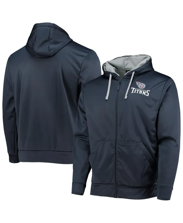 Tennessee Titans Nike Sideline Team Logo Performance Pullover Hoodie - Navy