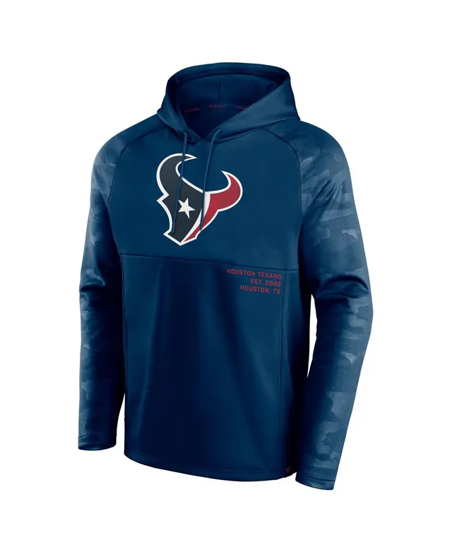 Fanatics Men's Branded Navy Houston Texans Hustle Pullover Hoodie