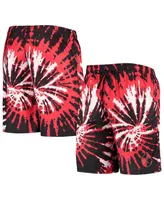 Men's Foco Scarlet San Francisco 49ers Retro Static Mesh Lounge Shorts