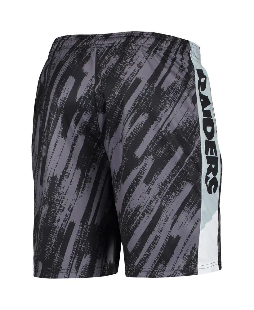Men's Foco Black Las Vegas Raiders Static Mesh Shorts