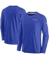 Men's Nike Royal Los Angeles Rams Lockup Performance Long Sleeve T-shirt