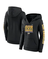 Women's Fanatics Black Los Angeles Rams Super Bowl Lvi Champions Hometown Audible Pullover Hoodie