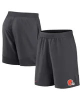 Men's Nike Anthracite Cleveland Browns Stretch Woven Shorts