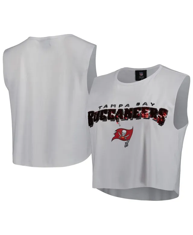 Junk Food Women's Red Tampa Bay Buccaneers Rib Ranger Muscle Tank