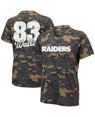 Lids Darren Waller Las Vegas Raiders Majestic Threads Player Name & Number  Raglan 3/4-Sleeve T-Shirt - Cream/Black