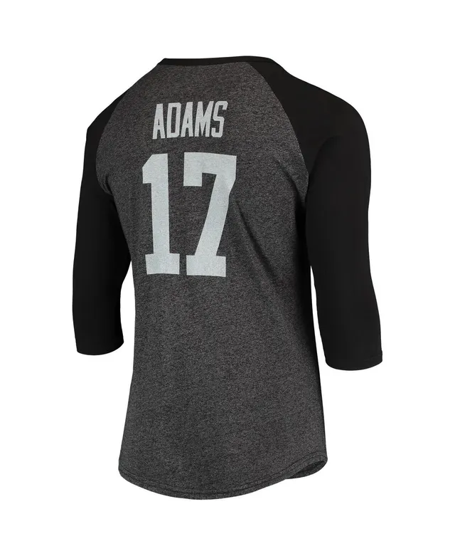 Men's Las Vegas Raiders Davante Adams Majestic Threads Cream/Black