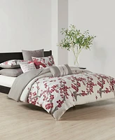 N Natori Cherry Blossom 3-Pc. Duvet Cover Set