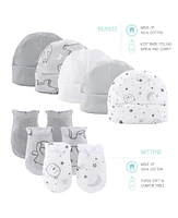The Peanutshell Baby Boys Newborn Shower Gift Set Layette Essentials, Grey, White