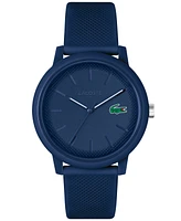 Lacoste Men's L.12.12 Blue Silicone Strap Watch 42mm