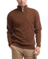 Barbour Men's Nelson Essential Wool Quarter Zip Sweater