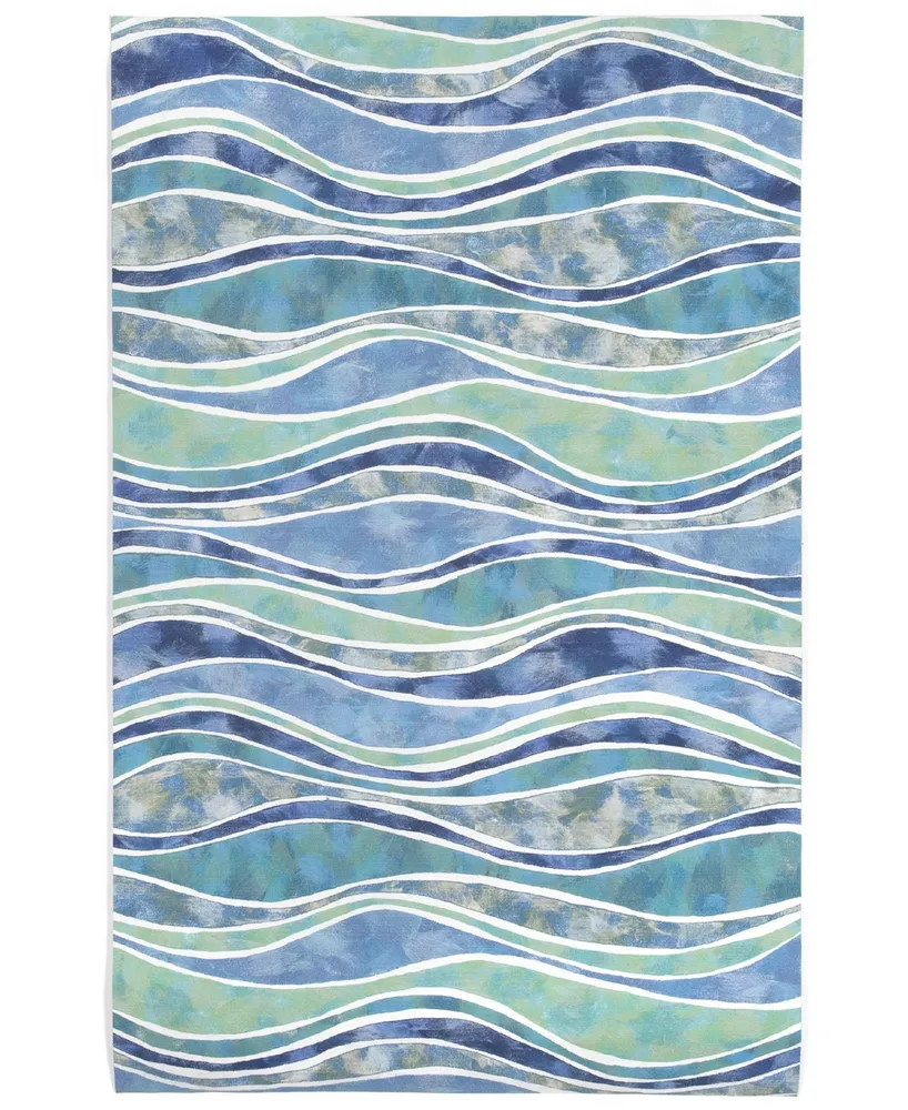 Liora Manne' Visions Iii Wave 8' x 10' Outdoor Area Rug