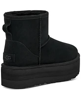 Ugg Women's Classic Mini Warm-Lined Platform Booties