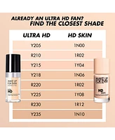 Make Up For Ever Hd Skin Waterproof Natural Matte Foundation