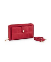 Lodis Women's Kinsley Zip Around Crossbody Wallet