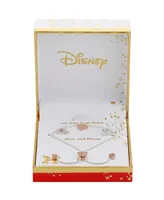 Disney Crystal Charm Bolo Bracelet (0.01 ct. t.w.) in 14K Gold Flash Plated - Rose Gold Two