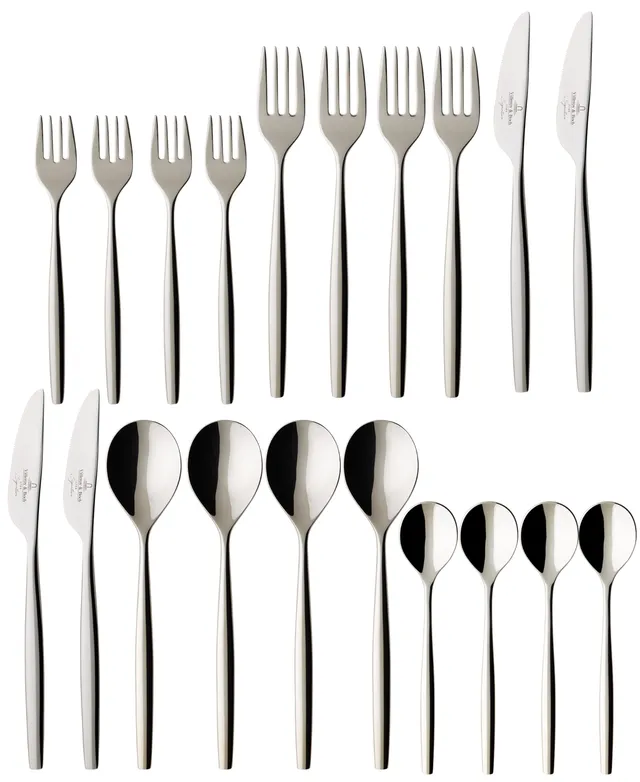 Villeroy & Boch Metro Chic Flatware Stainless Steel 20 Piece Set, Service  For 4