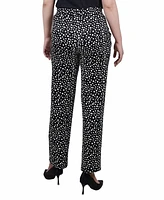 Ny Collection Petite Wide Waist Pull On Pants
