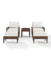 Capella 5 Piece Outdoor Wicker Chair Set