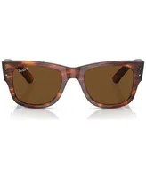Ray-Ban Mega Wayfarer 52 Unisex Polarized Low Bridge Fit Sunglasses