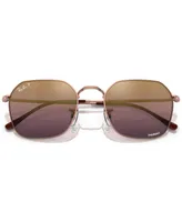 Ray-Ban Unisex Polarized Sunglasses, RB369453-zp - Rose Gold