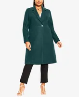 City Chic Women's Effortless Coat