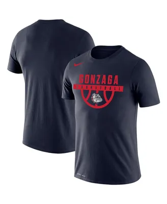 Men's Nike Navy Gonzaga Bulldogs Basketball Drop Legend Performance T-shirt